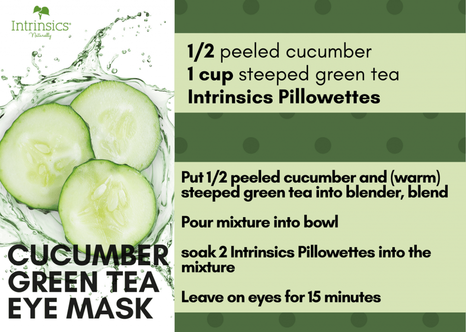 Intrinsics Beauty Recipe Cucumber Green Tea Eye Mask